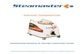 POLIVAC TERMINATOR - steamaster.b-cdn.net POLIVAC TERMINATOR . Technical specification Vacuum system