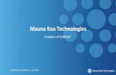 Mauna Kea Technologies€¦ · ©2019 Mauna Kea Technologies …Supported by a Focused Strategy-4-Large and growing Gastrointestinal market opportunity with a U.S. focused sales strategy