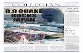 FRESNO STATE COLLEGIAN.CSUFRESNO.EDU SERVING CAMPUS … · earthquake slammed Japan’s northeastern coast Friday, unleashing a 13-foot (4-meter) tsunami that swept boats, cars, buildings