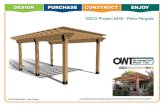 OZCO Project #342 - Patio Pergola - DecksDirect 5/1/2015 ¢  OZCO Project #342 - Patio Pergola updated