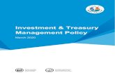 Investment & Treasury Management Policy · Investment & Treasury Management Policy 1 Investment and Treasury Management Policy details 2 Contents 3 Purpose 3 Outcomes 4 Preservation
