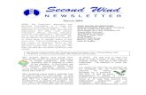 Second Wind Newsletter, March 2004 · top ten account for approximately 50% of herb sales. These include echinacea, garlic, ginseng, gingko ... Herbal remedies are another branch