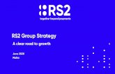 RS2 Group Strategy · Cloud-based solution linearly scalable with no lead -time for infrastructure upgrade. ... Value-added services. DCC, MCA, Installments, reporting, ... Payment
