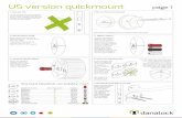 US version quickmount page 1 - Danalock V3...US version quickmount page 2 The Danalock comes with batteries inserted, but a thin plastic folio guarantees that your new Danalock is