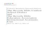 The Beverly Hills Unified School District and The Beverly Hills ...€¦ · school premises while school is in session only when the meetings take place during unit members' lunch
