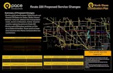 Route 226 Proposed Service Changes North Shore ... · Howard CTA Station via Oakton, Skokie, Howard. • Between Touhy and Jefferson Park Transportation Center, service on Milwaukee,