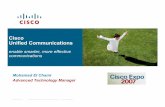 Cisco Unified Communications€¦ · Largest new work force since the baby boom Totally connected Total technology blend with life World without edges Mobile, multi-cultural, multi-tasking