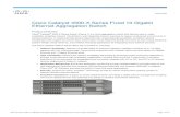 Cisco Catalyst 4500-X Series Fixed 10 Gigabit Ethernet ... · Cisco Borderless Networks services Optimized application performance through deep visibility with Flexible NetFlow supporting