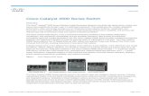 Cisco Catalyst 4500 Series Switch Data Sheet · Cisco Catalyst 4500 Series Switches provide borderless performance, scalability, and services with reduced total cost of ownership
