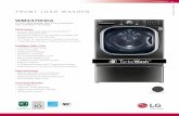WM4370HKA EN final - media.flixcar.com · FRONT LOAD WASHER L AUNDRY WM4370HKA Black Stainless Steel Performance • 5.2 cu.ft. Ultra Large Capacity with NeveRust™ Stainless Steel