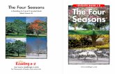 A Reading A–Z Level E Leveled Book Word Count: 81 Seasons€¦ · 2019-03-04  · The Four Seasons • Level E 3 4 There are four seasons. In spring, the rain falls. Children play