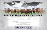 International Braford Sale · the Fort Worth Stock Show she stood third in her class. This yearling heifer turned it on – she is growing and looking better by the day. She has good