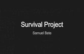 Survival Project - cgdsamuelbate.files.wordpress.com · Survival Project Samuel Bate. Unit 4. Inventory Initial Inventory Developed Main Menu Initial Main Menu Developed. Settings