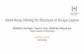 Inner Array Inlining for Structure of Arrays Layout · 2018. 6. 19. · 06/19/2018 Inner Array Inlining for SOA Layout 2 Data Layout: AOS / SOA AOS: Array of Structures – All field
