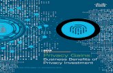 2019 Privacy Gains - Cisco · studied the ways in which privacy drives value for enterprises worldwide, well beyond complying with regulatory ... (such as greater agility and innovation,