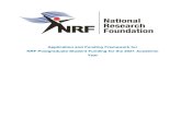 Application and Funding Framework for NRF Postgraduate ... · Bursaries and Fellowships (2013). Citizenship, age, gender and disability will be considered in the allocation of funding,