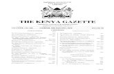 THE KENYA GAZETTE · NATIONAL COUNCIL FOR LAW REPORTING LIBRARY THE KENYA GAZETTE Published by Authority of the Republic of Kenya (Registered as a Newspaper at the G.P.O.)