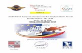 Association d’Aéromodélisme Sud Hainaut2018 FAI F3A European Championship for Aerobatic Model Aircraft 6470 Grandrieu - BELGIUM July 21 to 28 2018 Opening Ceremony Saturday, July