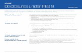 Disclosures under IFRS 9 - assets.kpmg · − financial liabilities measured at fair value through profit or loss (FVTPL), distinguishing between those designated into that category