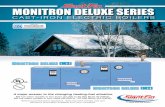 MONITRON DELUXE SERIES - Slantfin · Monitron Deluxe EH-M2/M3 combine the availability and dependability of electricity with the comfort and performance of conventional hydronic heating