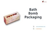 Bath bomb packaging with best printing designs