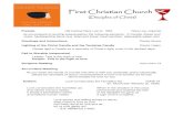 (Disciples of Christ) - Bedford First Christian Church (DOC) · 2020. 4. 10. · First Christian Church (Disciples of Christ) Prelude Ubi Caritas Nara Lee (b. 1984 Nara Lee, organist