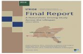 Final Report · Final Report A Naturalistic Driving Study Across the Lifespan (2012-095S) Despina Stavrinos, Ph.D., University of Alabama at Birmingham ... Research on Aging and Mobility,