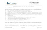 CAA-AC-OPS001D June 2018...CAA-AC-OPS 001D June 2018 Page 3 of 40 is complete and acceptable, the Authority will schedule a pre-application meeting with the applicant and the selected