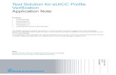 Test Solution for eUICC Profile Verification Application Note...Introduction-GFM342-1e Rohde & Schwarz Test Solution for eUICC Profile Verification 5 Fig. 1-1 illustrates a high-level