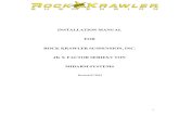 INSTALLATION MANUAL FOR ROCK KRAWLER SUSPENSION, …pureperformancegroupinc.com/hosted/directions/JK_XF_MidArm.pdf · • Rock Krawler Suspension does not condone or authorize the