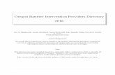 Oregon Batterer Intervention Providers Directory 2016€¦ · This directory has been compiled based on a systematic effort, conducted in 2016, to identify all batterer intervention