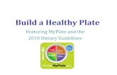 Build a Healthy Plate - Drexel University€¦ · – Replace with healthy unsaturated fat •ADDED SUGAR – Sugar adds calories weight gain – Choose water, 100% juice and fruit