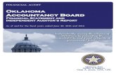 Oklahoma Accountancy Board 2016 Audit Report (Final… · The management of the Oklahoma Accountancy Board (OAB) is pleased to provide the accompanying financial statements to the