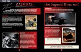 FACT FILE ZOROIn 2009, Zorro came to life in a new video game for the Nintendo Wii and the Nintendo DS. In The Destiny of Zorro, players become Zorro as he fights for the people of