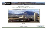 Resolution Copper Mine Water Treatment Plant - Overview Plant Performance â€“ Water Quality Water Treatment