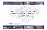 Anacostia River Stream Corridor Survey · SCA survey fieldwork for the Anacostia River began in November 2003 and was completed by May 2004. To complete the survey, ... on how to
