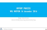 IMPORT PROCESS WG NATFOR 16 december 2016 12 16 Bijlage...UCC Centralised Clearance for Import (CCI) 1.10.2020 – 1.10.2020 X 16. UCC Guarantee Management (GUM) National plan X X