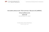 Institutional Review Board (IRB) Handbook 2018wac.6fdc.edgecastcdn.net/006FDC/UOR/PDF/IRB_Handbook... · 2018. 5. 21. · The University of the Rockies (UoR) Institutional Review