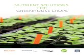 NUTRIENT SOLUTIONS FOR GREENHOUSE CROPS...Powerful Micronutrients Combis for greenhouse crops and soilless cultures Product Fe DTPA Mn DTPA Zn EDTA Cu EDTA B Mo Remarks pH stability