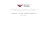 YOUNGSTOWN STATE UNIVERSITY DEPARTMENT OF NURSING … · 2019. 8. 6. · Youngstown State University College of Graduate Studies Bulletin and The Code of Student Rights, ... (COA).
