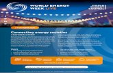 Connecting energy societies...World Energy Week is the World Energy Council’s largest annual gathering dedicated to global energy matters. It is a powerful platform that connects