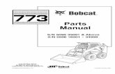 Bobcat 773 F Series Skid Steer Loader Parts Catalogue Manual (SN 5096 16001 - 34999)