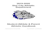 2019-2020 Star City Athletic Department · 2019. 8. 5. · 2019-2020 Star City Athletic Department Student-Athlete & Parent Athletic Handbook 400 East Arkansas Ave., Star City, AR