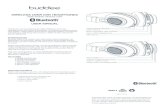 WIRELESS OVER EAR HEADPHONES - buddee · WIRELESS OVER EAR HEADPHONES WITH NOISE CANCELLING USER MANUAL Thank you for purchasing Buddee Wireless Over Ear Headphones with Noise Cancelling.