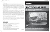 Glass Break MotIoN AlArM · Glass Break MotIoN AlArM InStaLLatIOn & OPEratInG I nStrUCtIO IMPOrtant: Please read these instructions carefully before use. AM120. WarnInG this product