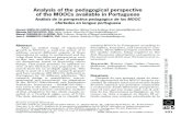 Analysis of the pedagogical perspective of the MOOCs available in … · Analysis of the pedagogical perspective of the MOOCs available in Portuguese 105 spanish journal of pedagogy