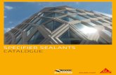 SPECIFIER SEALANTS CATALOGUE Sealants bro… · Colours shown here may not be true colour shade due to printing / screen limitations Note: When overpainting is required a compatibility