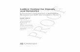 Lattice Coding for Signals and Networkszamir/projects/book_sketch.pdf · 8 Nested lattices 178 8.1 Deﬁnition and properties 179 8.2 Cosets and Voronoi codebooks 181 8.3 Nested linear,