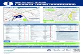 Scarborough Station Onward Travel Information · 2019. 9. 5. · Main destinations by bus (Data correct at July 2019) Notes Buses and Taxis Local area map {Alpamare Water Park843,