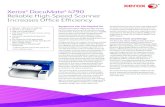 Xerox DocuMate 4790 Reliable High-Speed Scanner Increases ... · each time a sheet is fed, reducing the likelihood of drag and double feeds, and improving the useful life of the roller.